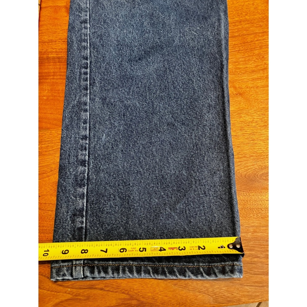 Carhartt B460-DVB 42x30 (44x30tag) Mens Relaxed Denim Jeans Dark Vintage Blue - Picture 8 of 9